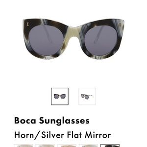 Illesteva Boca Sunglasses in Horn and Grey - NWT and never worn
